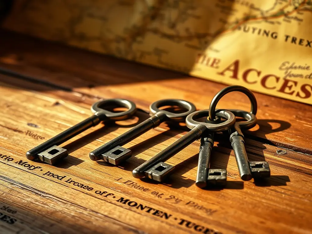 A visual representation of a master key system, highlighting the hierarchical access levels and organizational benefits.